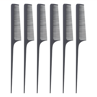 gloss&glow 日常尖尾梳, 灰色, 6支