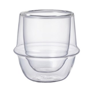 KINTO KRONOS 雙層玻璃濃縮咖啡杯 80ml, 透明, 1入