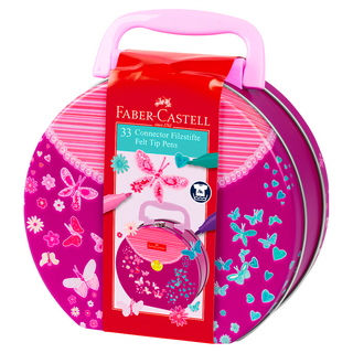 FABER-CASTELL 輝柏 造型連接筆禮盒, 33色, 1盒