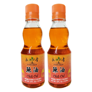 EVERGREEN 長青 辣油, 180ml, 2瓶