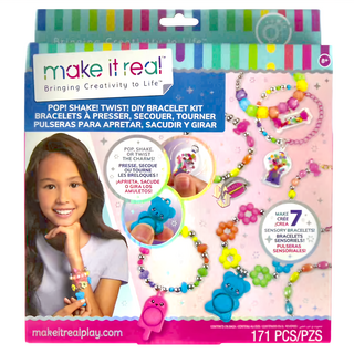 Make it real 美麗夢工坊 療癒軟軟紓壓串珠, 色彩繽紛，造型可愛，舒緩心情，放鬆自我, 1盒