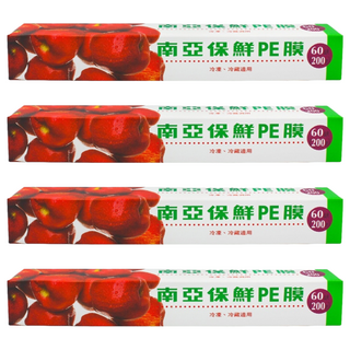 南亞 保鮮PE膜 家庭用, 30cm, 60m, 4盒
