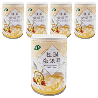 青葉 桂圓燉銀耳, 250g, 5罐