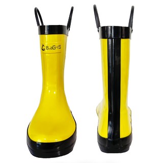 B.aG+S 兒童提把雨鞋, 凡賽斯黃, 8T