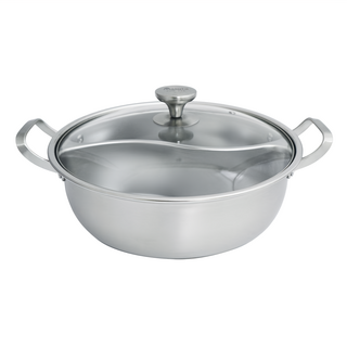 Maluta 瑪露塔 316不銹鋼鴛鴦火鍋, 33cm, 單色, 1個