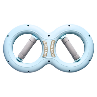 LEADER X Mellow Morandi 8字腕力訓練器 藍色 ABS材質, 1個, 41 x 22cm