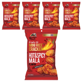 泰青農場 香脆迷你米餅 麻辣口味, 60g, 5包