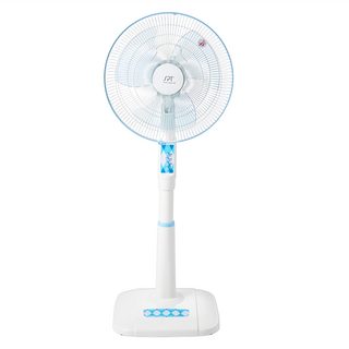 尚朋堂 14吋平網伸縮立扇 台灣製造 全銅馬達 三片透明扇葉, SF-1427