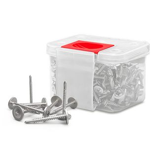 PANRICO 百利世 十字鍍鋅鑽尾自攻螺絲組 200入 白鋅螺絲, 11 x 32mm, 1盒