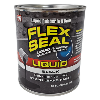 FLEX SEAL LIQUID 防水止漏膠 亮黑色 (大桶裝 32 fl. oz), 1罐