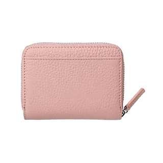 風琴卡包 名片包 牛皮, 11.5 x 8.5 x 2cm, 粉色