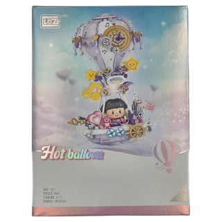 LoZ 積木玩具 音樂熱氣球 666片 4111 12.5 x 10.5 x 18cm 3歲以上, 1盒