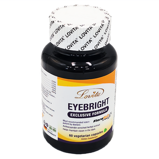 Lovita 愛視卡爾 EYEBRIGHT 複方膠囊 素食膠囊 含葉黃素, 400mg, 60顆, 1罐