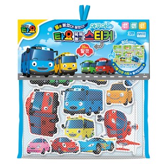 TAYO Tayo 水上貼紙 20入 洗澡玩具, 1組, 混色