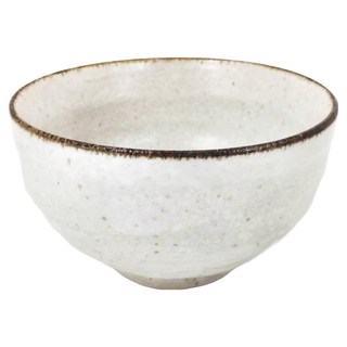 Brown Line 日本美濃燒 丼飯碗，13x8cm, 咖啡色邊, 1個