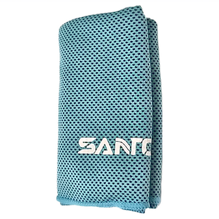 SANTO 山拓 冰巾 速乾毛巾 涼感運動毛巾 防暑冰爽巾, 湖藍色, 1條