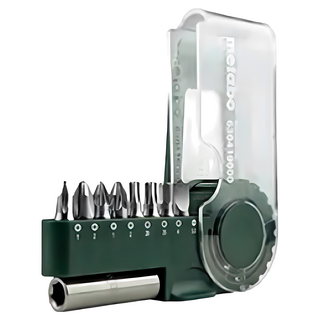 BOSCH 博世 台灣公司貨 9件螺絲起子頭組 起子頭25mm/十字PH 1/2/3 + 十字PZ 1/2/3 + 一字SL 4.5/5.5/8, 1組