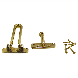 TRENY 安全防盜門扣 Set, 鋅合金材質, 台灣製造, 1組