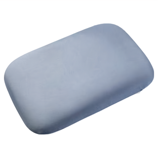 記憶午睡枕 採用瑜伽冰絲面料和寶貝絨面料, 36 x 24 x 10cm, 灰色, 1個