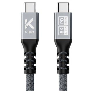 KTnet 廣鐸 高速影音充傳線, 1.5m, G77E USB4 100W-40G-8K, 1個