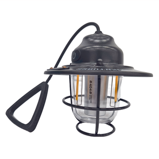 WellHike 玩客 松果型可懸掛充電式LED燈 160 x 95 x 105mm 140g, 黑色, 1個