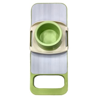 加厚不鏽鋼免傷手五刀片切菜神器, QF3001A, 10x29cm, 不鏽鋼+PP, 1個