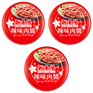 新東陽 辣味肉醬, 160g, 3罐
