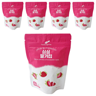 Little Spoon 100%冷凍乾燥草莓, 13g, 5包