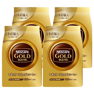 NESCAFE 雀巢咖啡 金牌 風味補充包, 微研磨, 120g, 4包