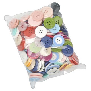 907cc 可愛圓形DIY手工材料鈕扣組 大型混色 1組, 混色大鈕扣款