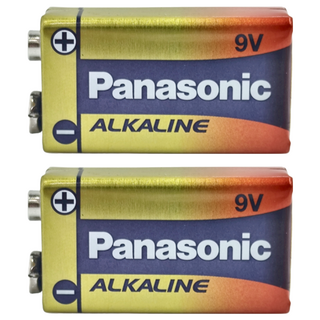Panasonic 台灣公司貨 鹼性電池 9V, 2個