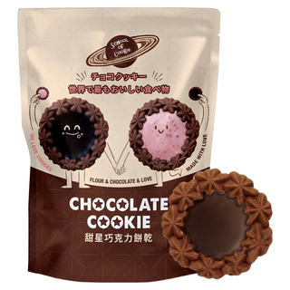 School of Cookie 台灣優格餅乾學院 甜星巧克力餅乾 5包入，獨立包裝，美味酥脆, 1袋, 225g