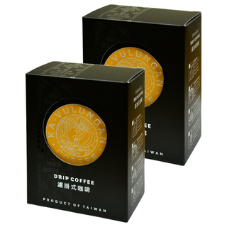 KA-VULUNGAN COFFEE 卡彿魯岸咖啡 濾掛式咖啡 屏東泰武產區 鐵比卡品種 水蜜桃蜂蜜風味, 10.5g, 6包, 2盒