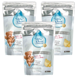 清淨海 純淨泰迪 植萃酵素洗衣膠囊 香草廣藿 150g, 30顆, 3個