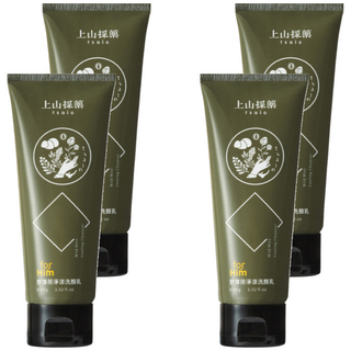 tsaio 上山採藥 for Him野薄荷淨涼洗顏乳 溫和保濕, 100g, 4條