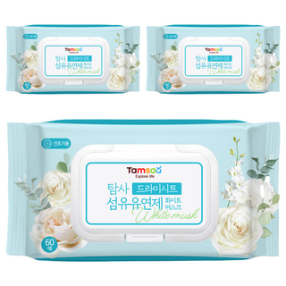 Tamsaa 譚姆薩 White Musk 香氛柔順衣物烘衣紙, 60張, 3包
