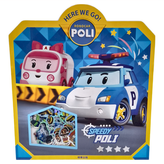 ROBOCAR POLI 波力 閃亮貼紙包, 2包, Multicolor