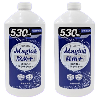 LION 獅王 CHARMY Magica 洗碗精 清新柑橘 530ml, 2瓶
