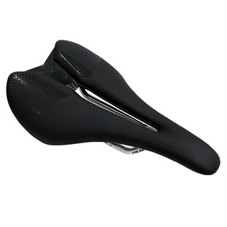 MERIDA 美利達 短鼻座墊, 全黑, 240x140mm, 鐵鉻鋼座椅, 1個