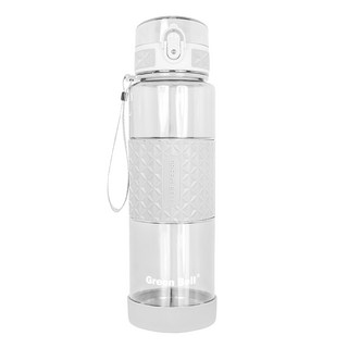 Green Bell 綠貝 果漾彈蓋水壺, 安全鎖扣, 直飲小口, 單手操作, 杯蓋可拆卸, 白色, 1L, 1個