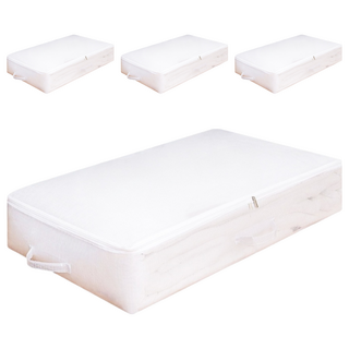 小麥購物 床底收納箱 188g, C545, 大, 4個