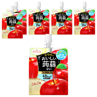 Tarami 達樂美 吸果凍 蘋果口味, 低卡路里, 含膳食纖維, 12% 果汁, 方便攜帶, 150g, 6包