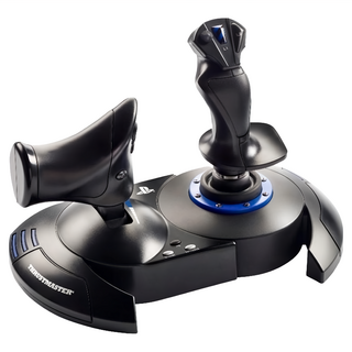 THRUSTMASTER 圖馬斯特 HOTAS4 飛行搖桿，人體工學設計，可拆卸油門，雙舵系統, 1個