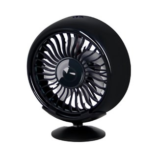 Reddot 紅點生活 USB 7彩2用強力風扇, 單一商品, 烤漆黑