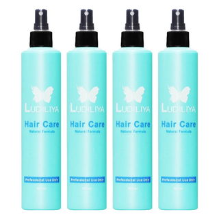 LUDILIYA 綠迪麗雅 超保濕定型噴霧液 蓬鬆造型 頭髮保濕 亮麗造型 蓬鬆自然 快速造型 輕盈不黏膩 造型同時護髮, 300ml, 4瓶