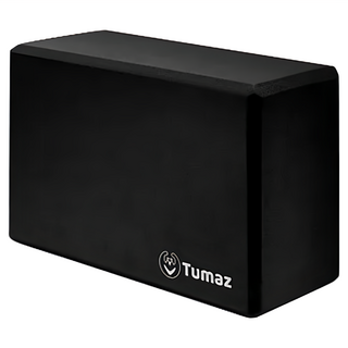 Tumaz 月熊 EVA瑜珈磚，重量升級，安全環保，50D硬度，止滑減震, 23 x 15 x 7.7cm, 個性黑, 1個