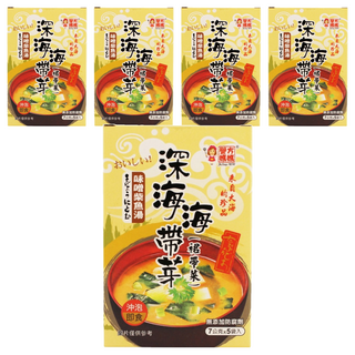 譽方媽媽 深海海帶芽味噌柴魚湯 沖泡即食, 35g, 5盒