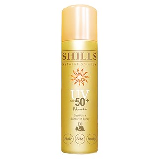 SHILLS舒兒絲 涼感防曬噴霧 SPF50+戶外極限防曬 清爽保濕不黏膩 隨時補噴, 90g, 1件