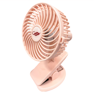 共田 USB風扇 F10S 夾式, 粉色