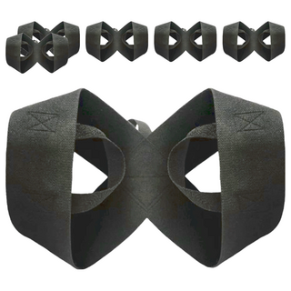 YORI 優里嚴選 防駝背矯正帶 高彈力款 黑色 男女通用 複合針織工藝, M, 6個